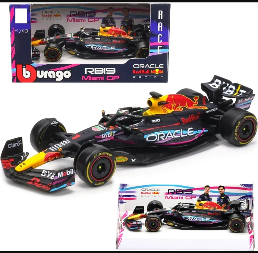 1:43 F1 Red Bull RB20 Alloy Car Formula Racing Diecast Model Toy Collection Gifts Verstappen Miami RB19 Austin US Stati