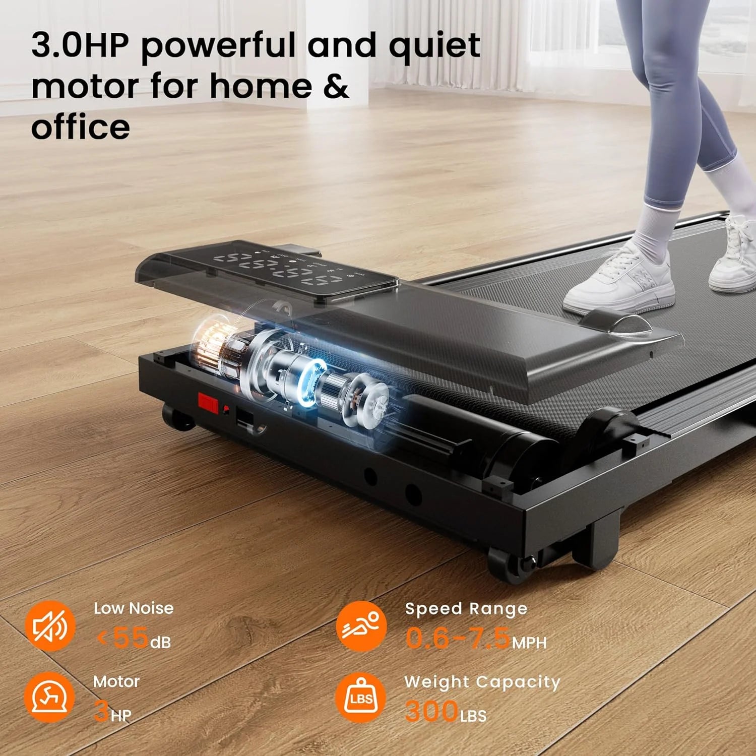 3 in 1 Folding Treadmills for Home Electric Exercise Treadmills