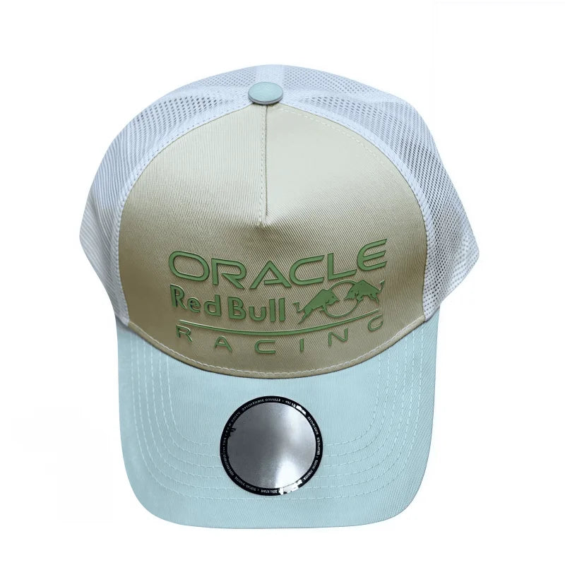 2025  Racing Hat Motorcycle Hat  Baseball Hat Men'S and Women'S Sunshade Breathable Mesh Hat