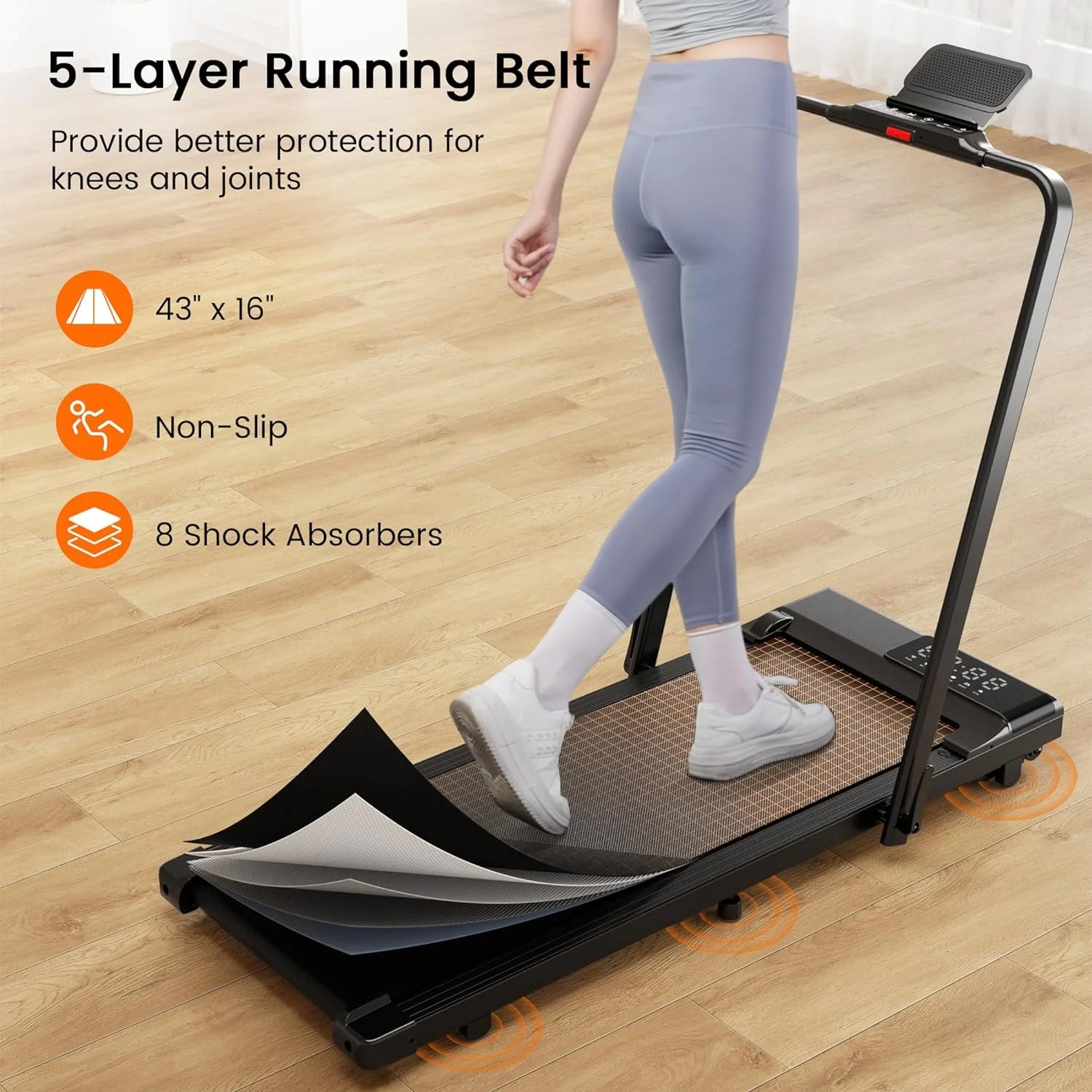 3 in 1 Folding Treadmills for Home Electric Exercise Treadmills